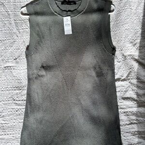 LOFT Women's Slate Teal Sleeveless Top